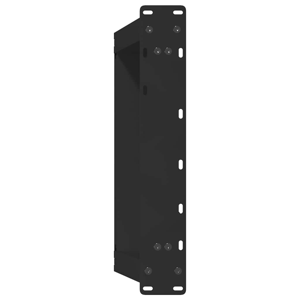 Salongbordben U-formet 2 stk svart 70 x (42-43) cm stål