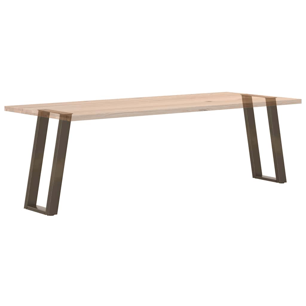 Konsollbordben U-formet 2 stk naturstål 28 x (72-73) cm stål