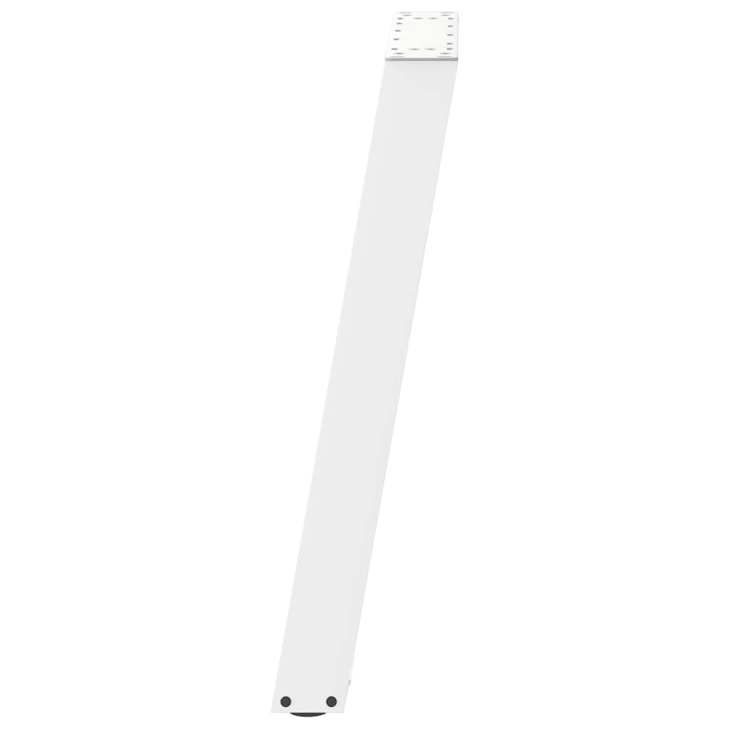 Konsollbordben U-formet 2 stk hvit 38 x (72-73) cm stål