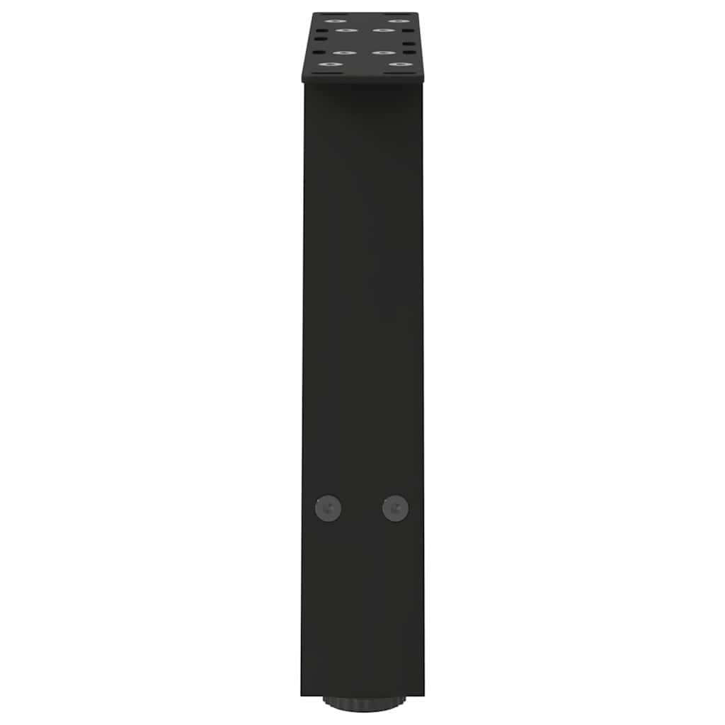Salongbordben A-formet 2 stk svart 50x(30-31) cm stål