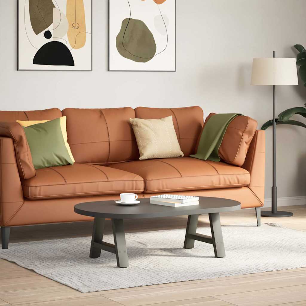 Salongbordben A-formet 2 stk antrasitt 50x(30-31) cm stål