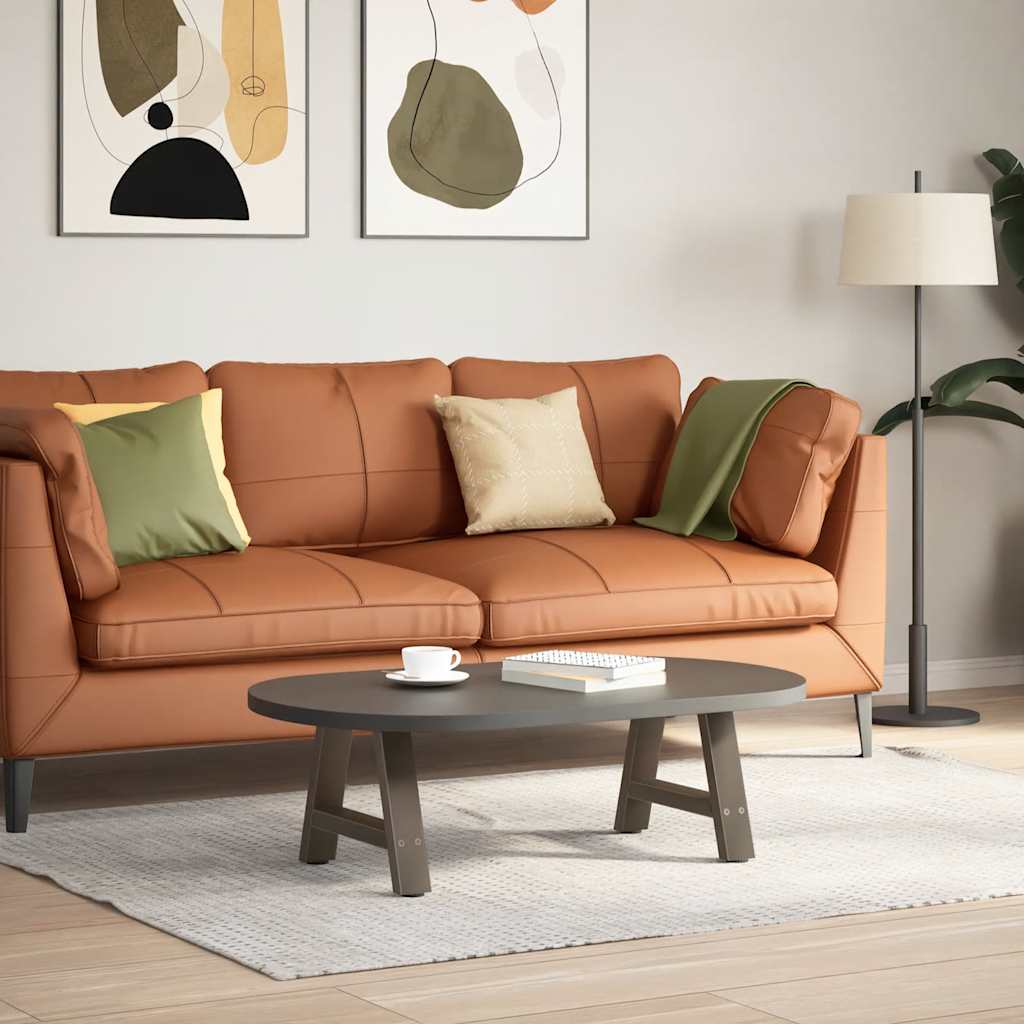 Salongbordben A-formet 2 stk 50x(30-31) cm stål