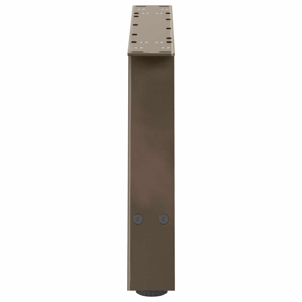Salongbordben A-formet 2 stk 60 x (30-31) cm stål