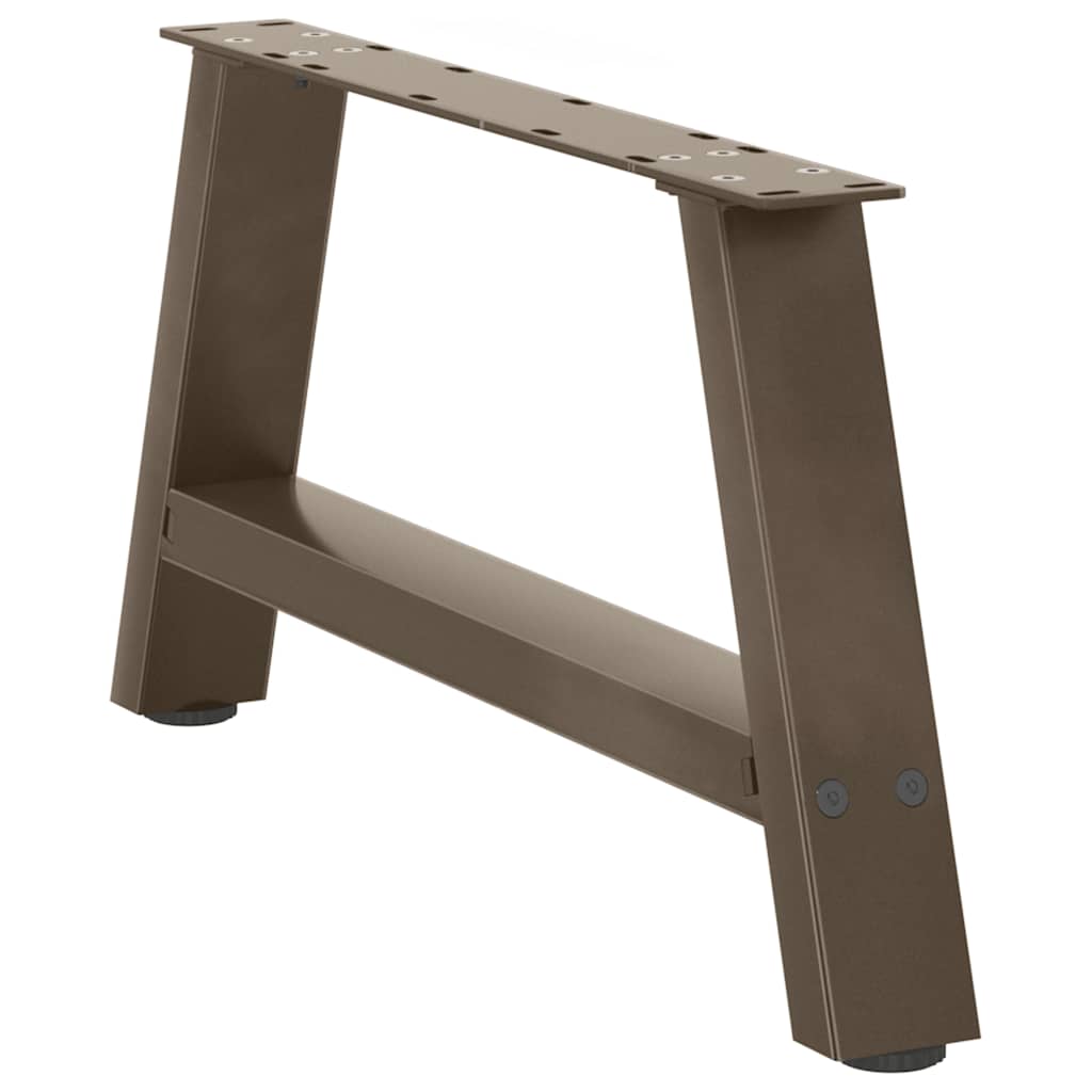 Salongbordben A-formet 2 stk 70 x (30-31) cm stål