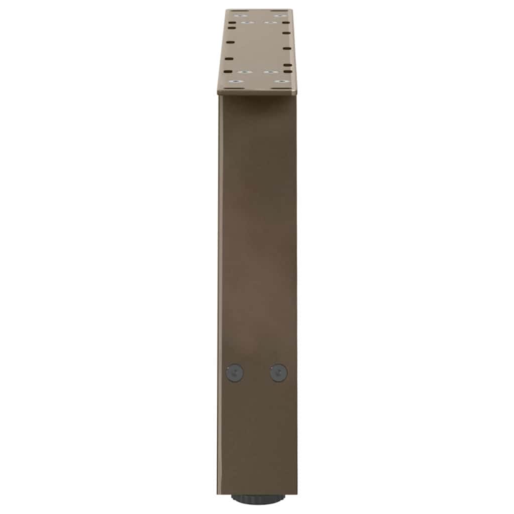 Salongbordben A-formet 2 stk 70 x (30-31) cm stål