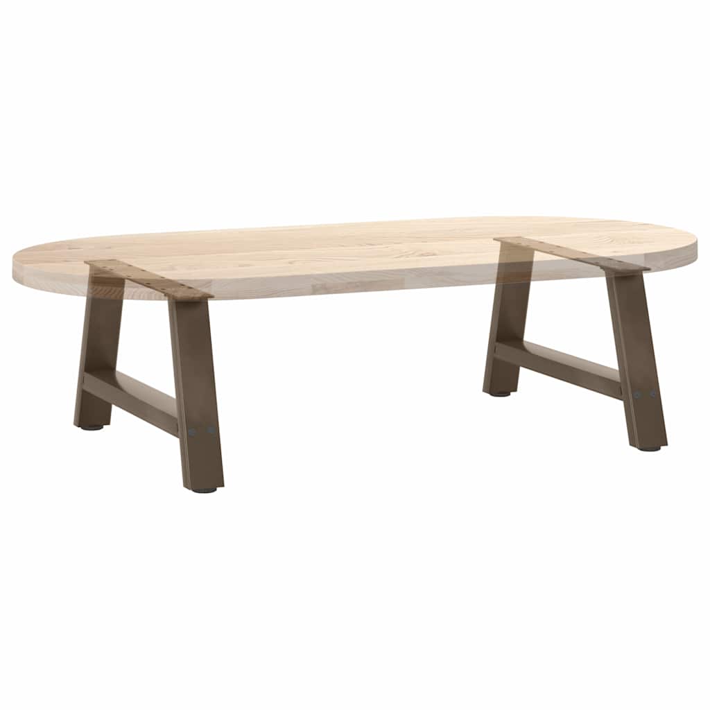Salongbordben A-formet 2 stk 70 x (30-31) cm stål