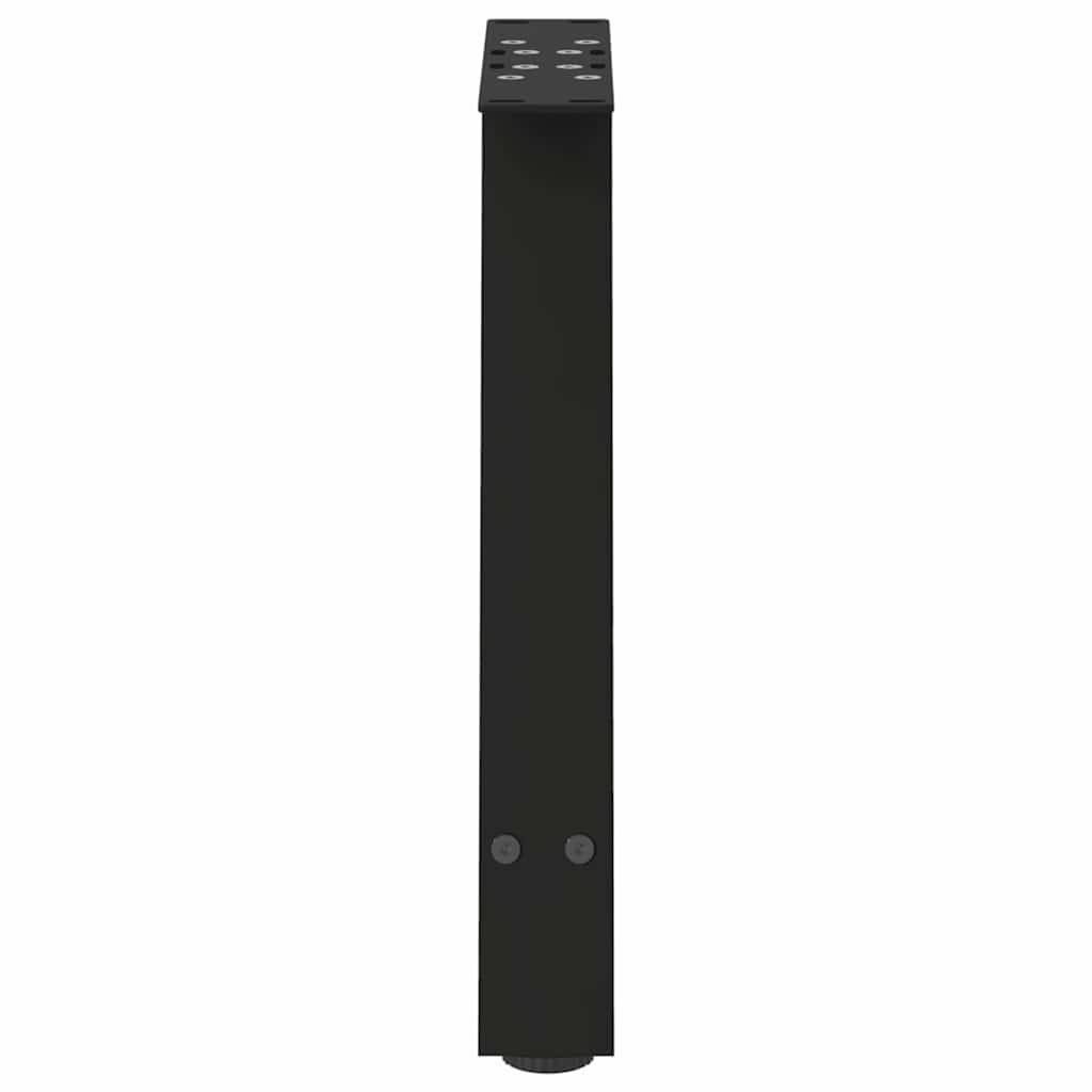 Salongbordben A-formet 2 stk svart 38 x (42-43) cm stål