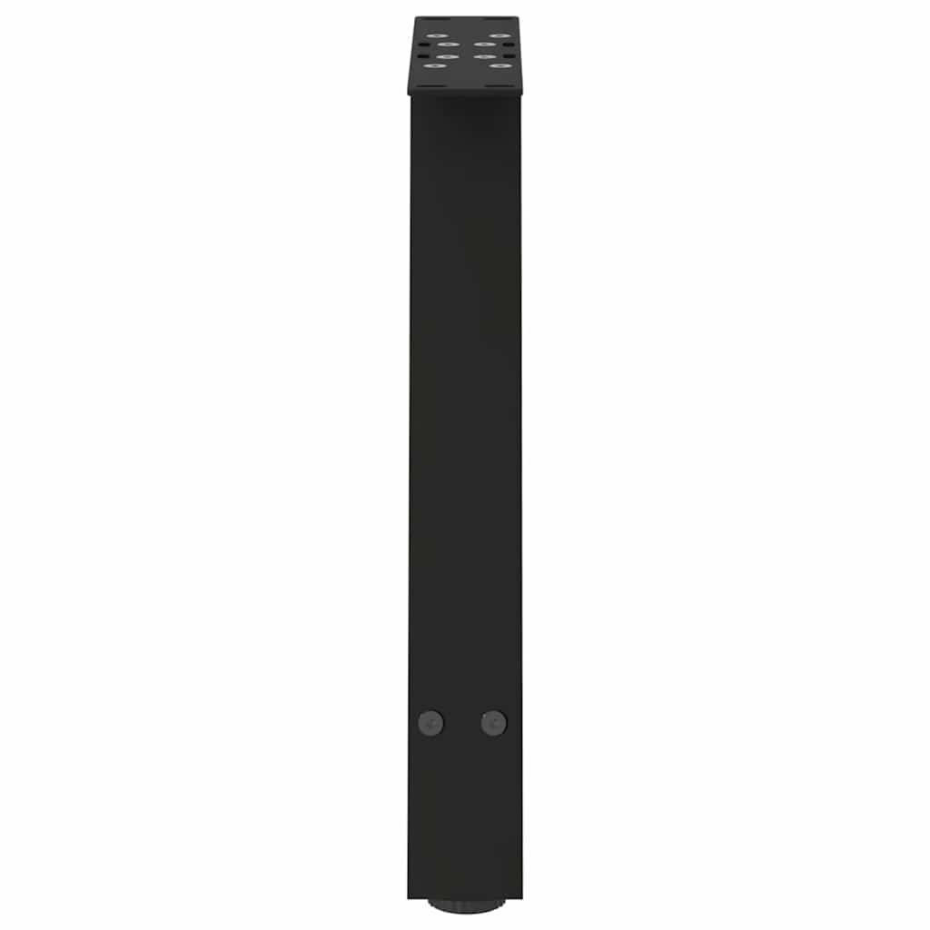 Salongbordben A-formet 2 stk svart 50x(42-43) cm stål