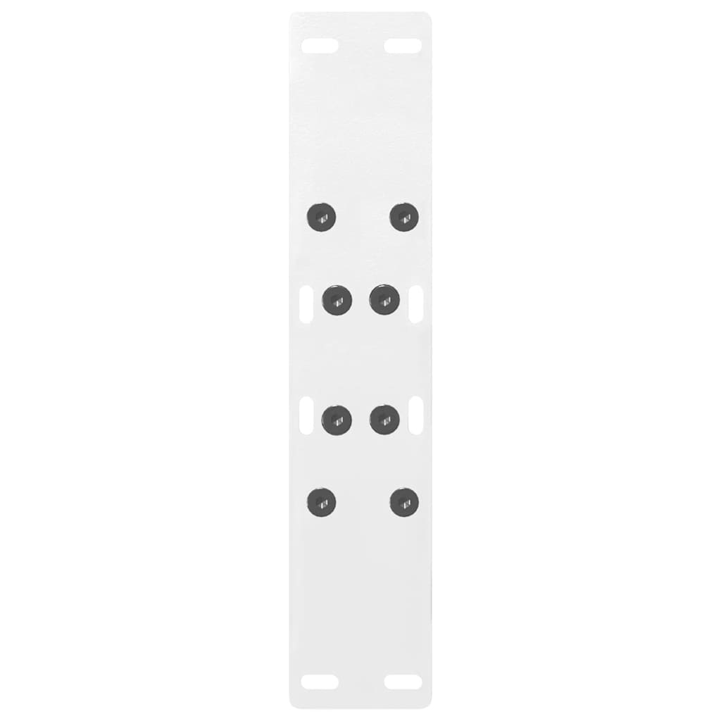 Salongbordben A-formet 2 stk hvit 50x(42-43) cm stål