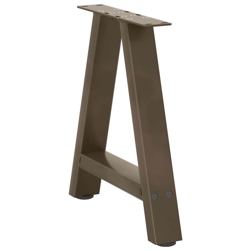 Salongbordben A-formet 2 stk 50x(42-43) cm stål