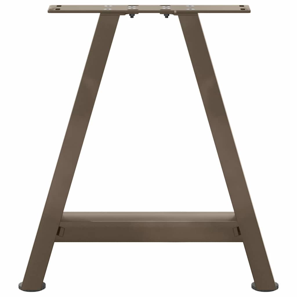 Salongbordben A-formet 2 stk 50x(42-43) cm stål