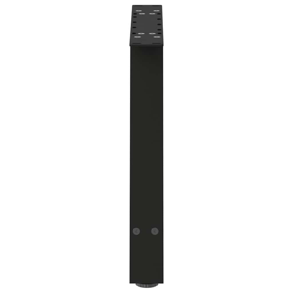 Salongbordben A-formet 2 stk svart 60 x (42-43) cm stål