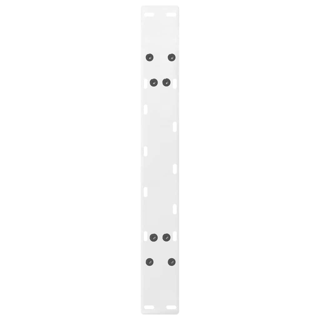 Salongbordben A-formet 2 stk hvit 60 x (42-43) cm stål