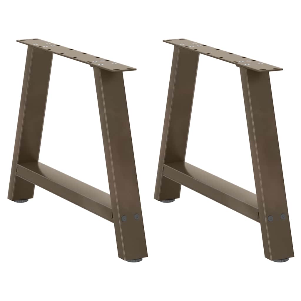 Salongbordben A-formet 2 stk 70 x (42-43) cm stål