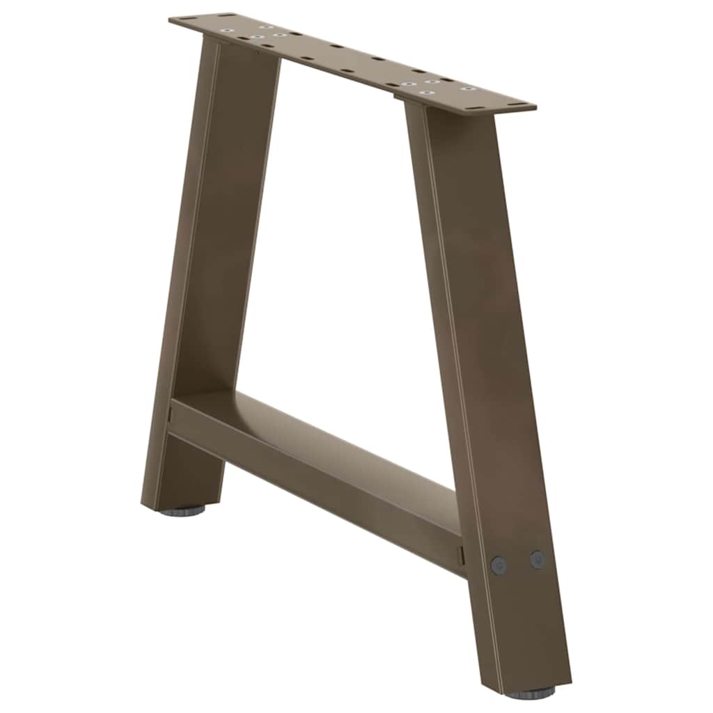 Salongbordben A-formet 2 stk 70 x (42-43) cm stål