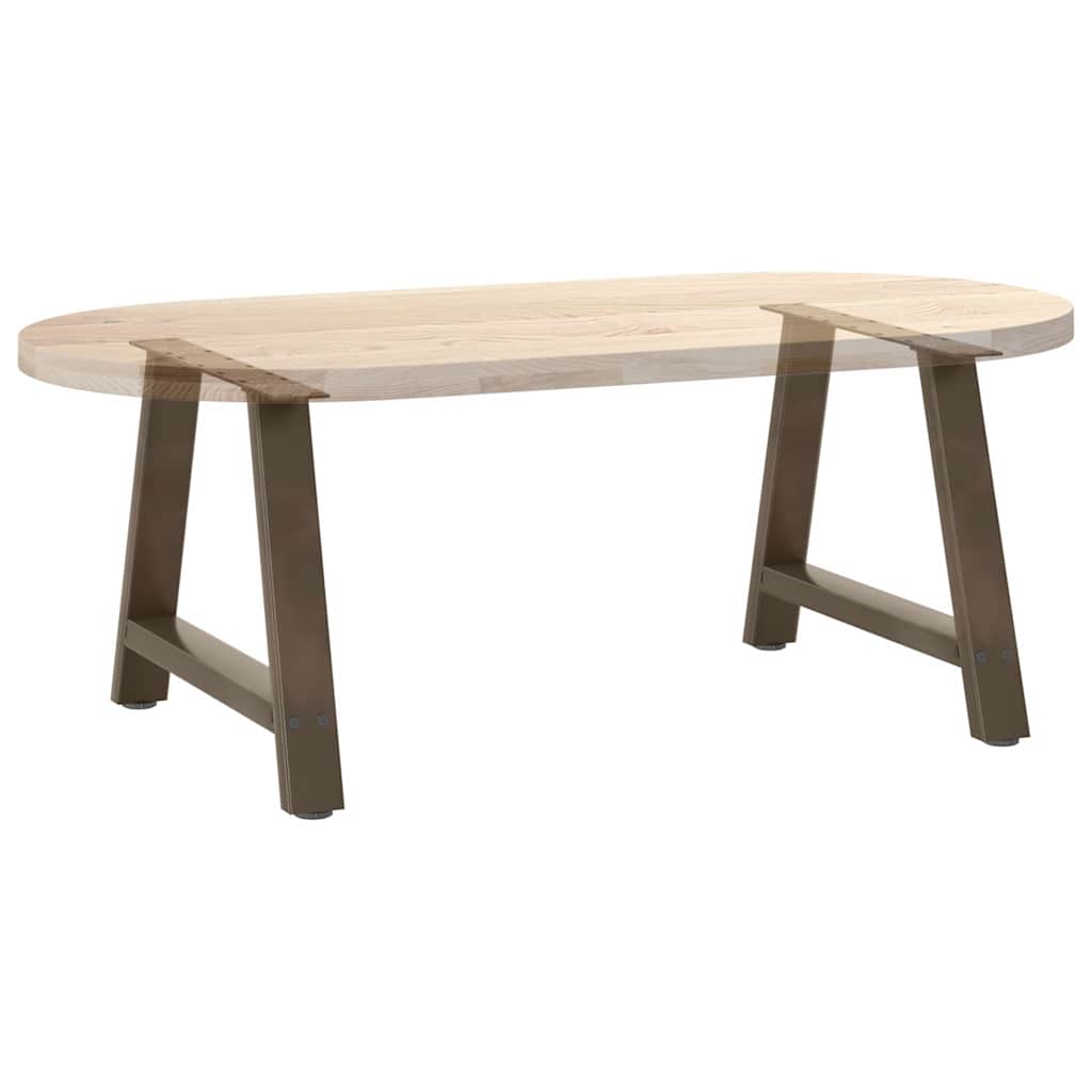 Salongbordben A-formet 2 stk 70 x (42-43) cm stål
