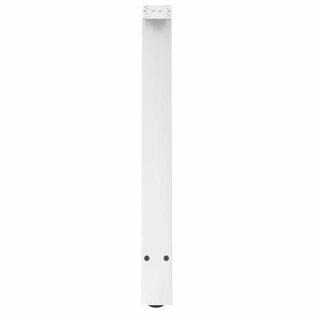 Spisebordben A-formet 2 stk hvit 60 x (72-73) cm stål