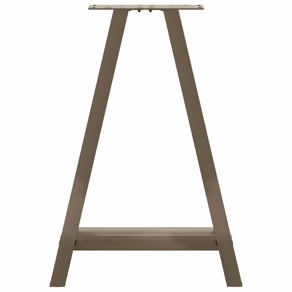 Spisebordben A-formet 2 stk 60 x (72-73) cm stål