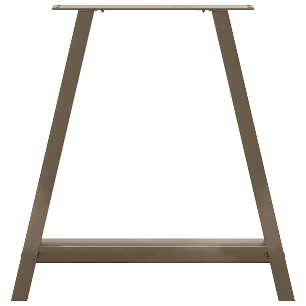Spisebordben A-formet 2 stk 80 x (72-73) cm stål
