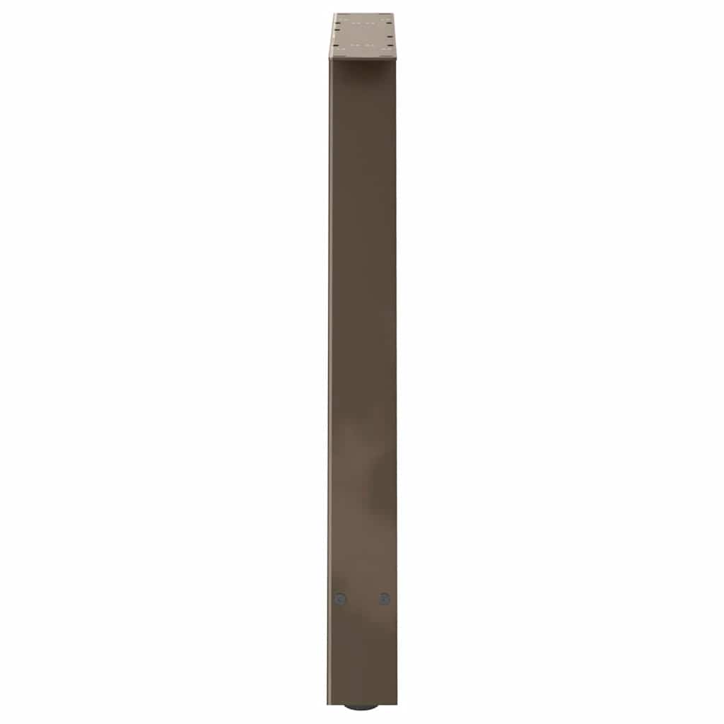 Spisebordben A-formet 2 stk 80 x (72-73) cm stål