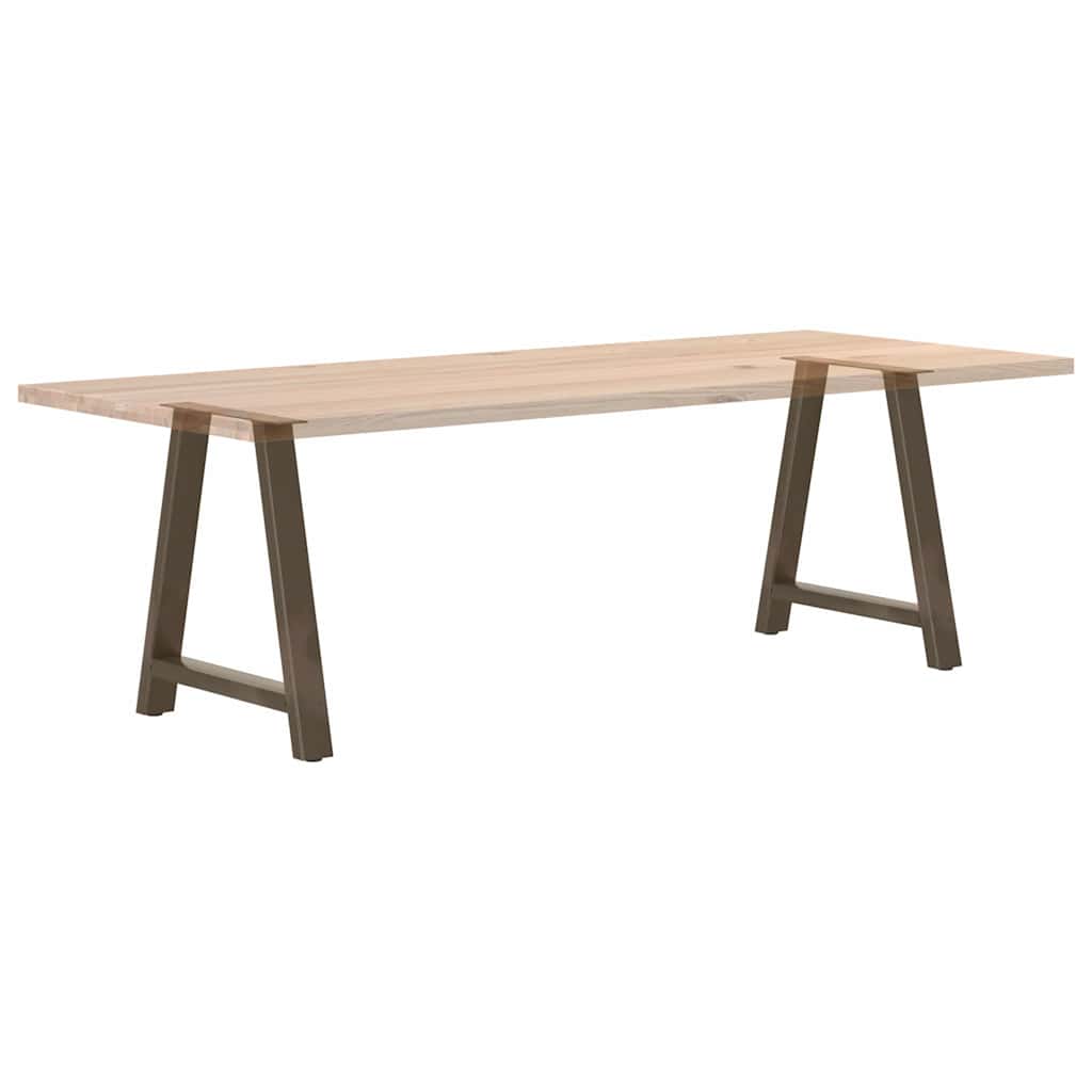 Spisebordben A-formet 2 stk 80 x (72-73) cm stål