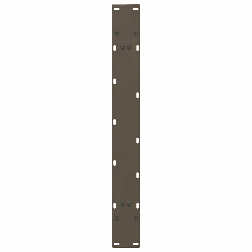 Spisebordben A-formet 2 stk 100x(72-73) cm stål