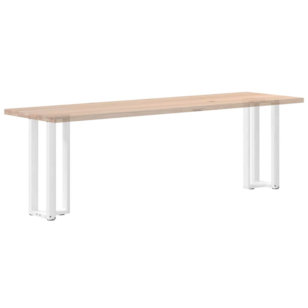 Konsollbordben T-formet 2 stk hvit 25x28x(72-73) cm stål