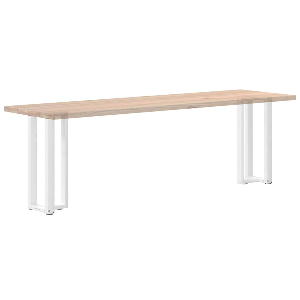 Konsollbordben T-formet 2 stk hvit 38x25x(72-73) cm stål