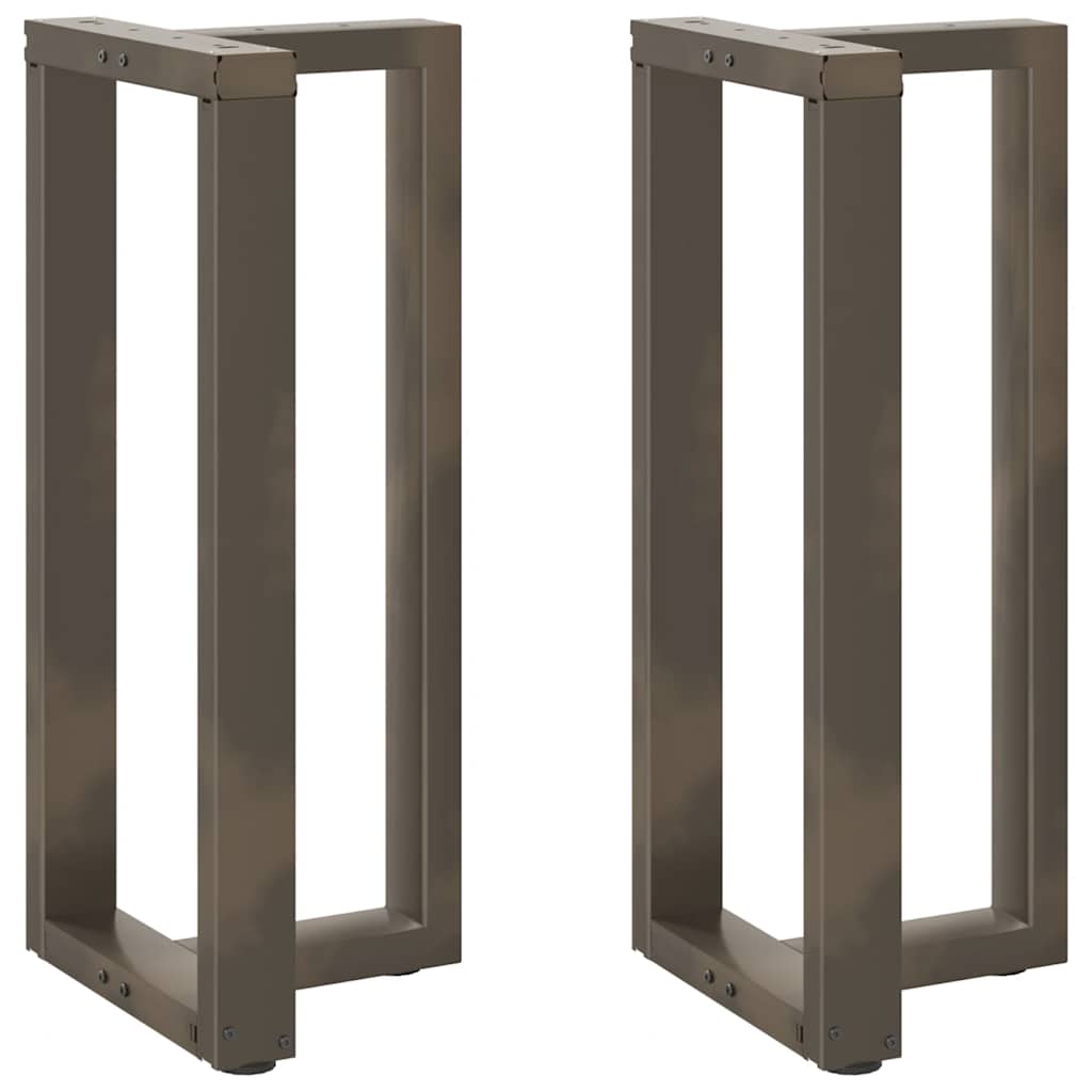 Barbordben T-formet 2 stk svart 50x35x(90-91) cm stål