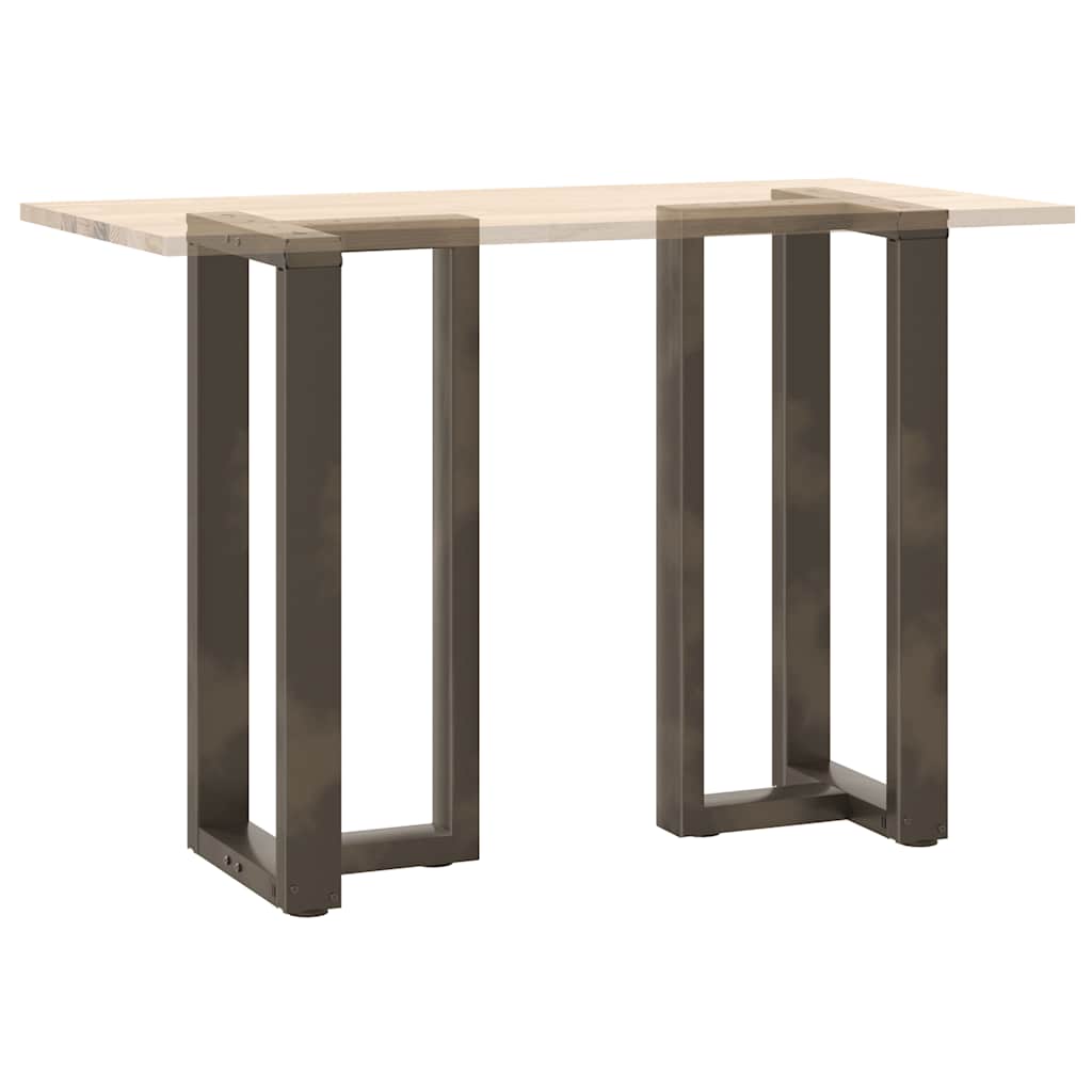 Barbordben T-formet 2 stk svart 50x35x(90-91) cm stål