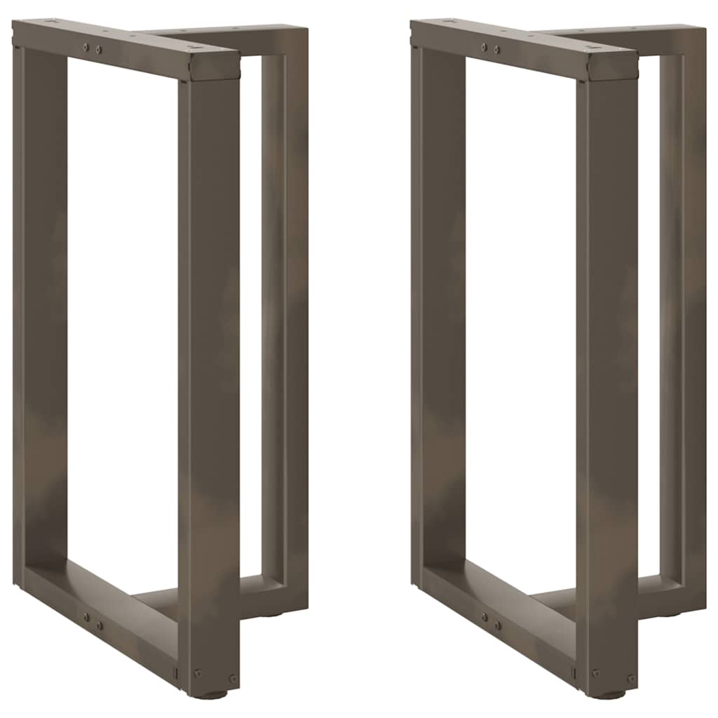 Barbordben T-formet 2 stk svart 60x35x(90-91) cm stål