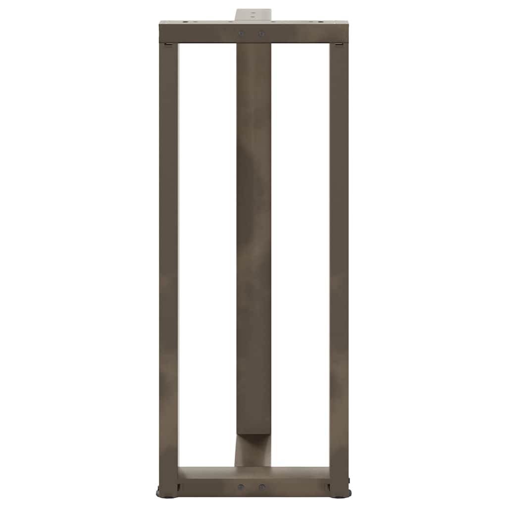 Barbordben T-formet 2 stk svart 50x35x(100-101) cm stål