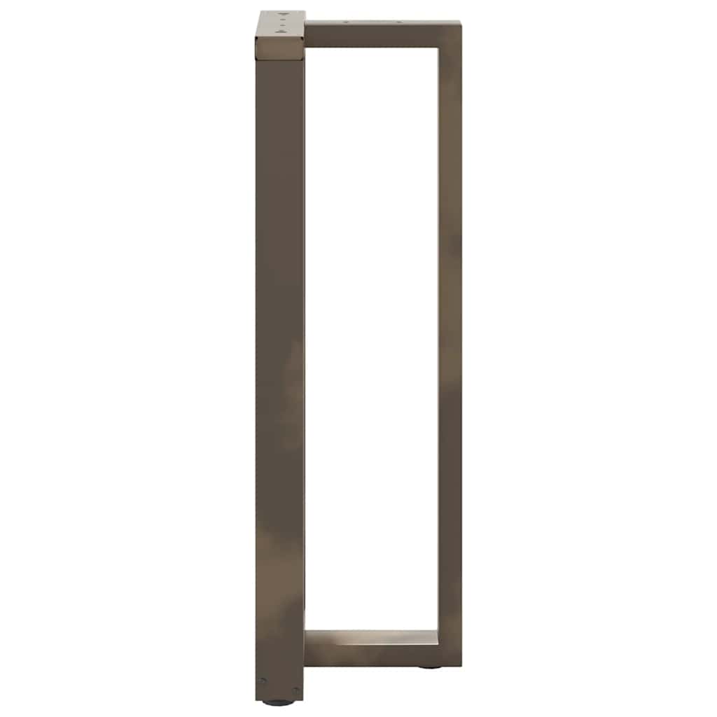 Barbordben T-formet 2 stk svart 50x35x(110-111) cm stål