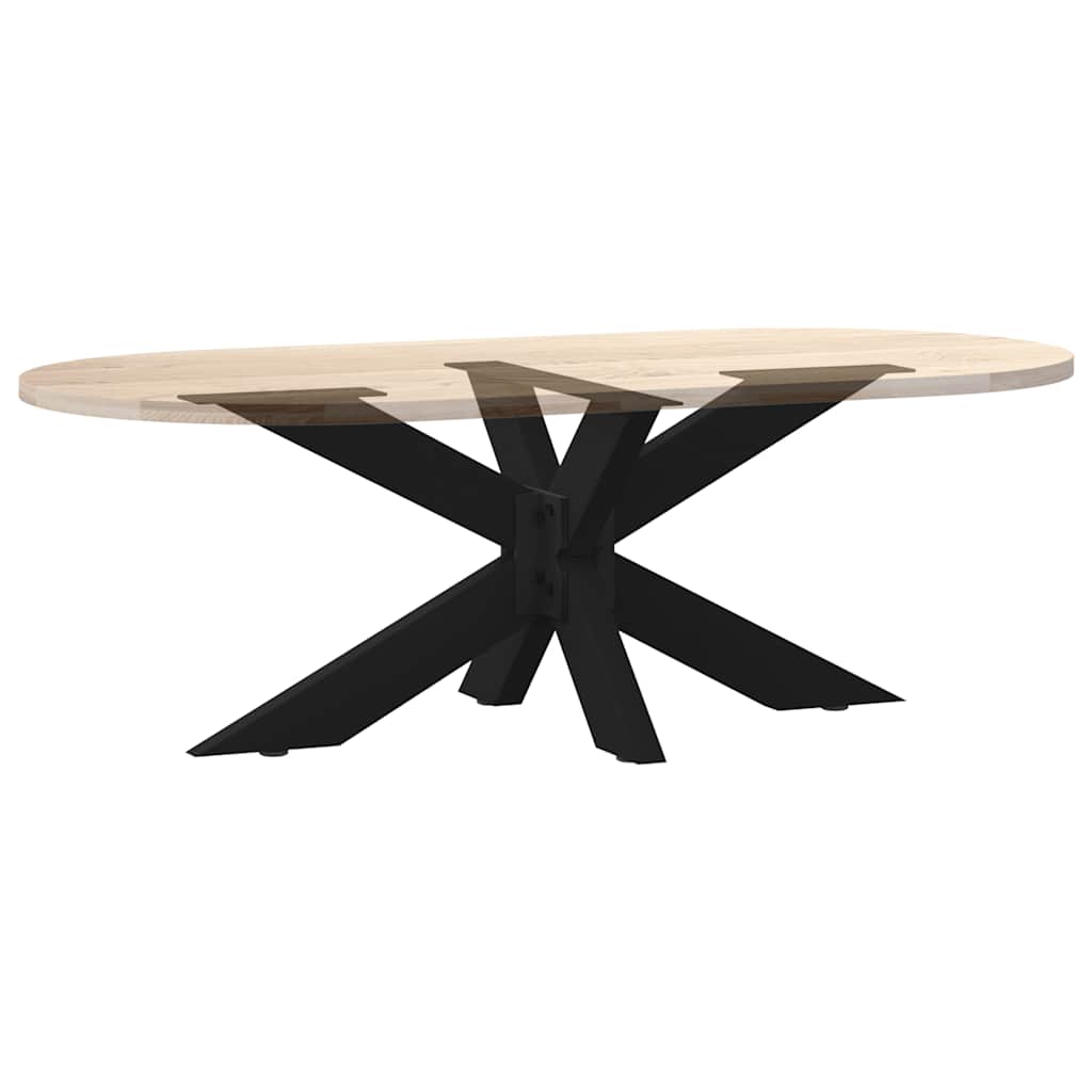 Salongbordben edderkoppformet svart 98x58x(42-43) cm stål