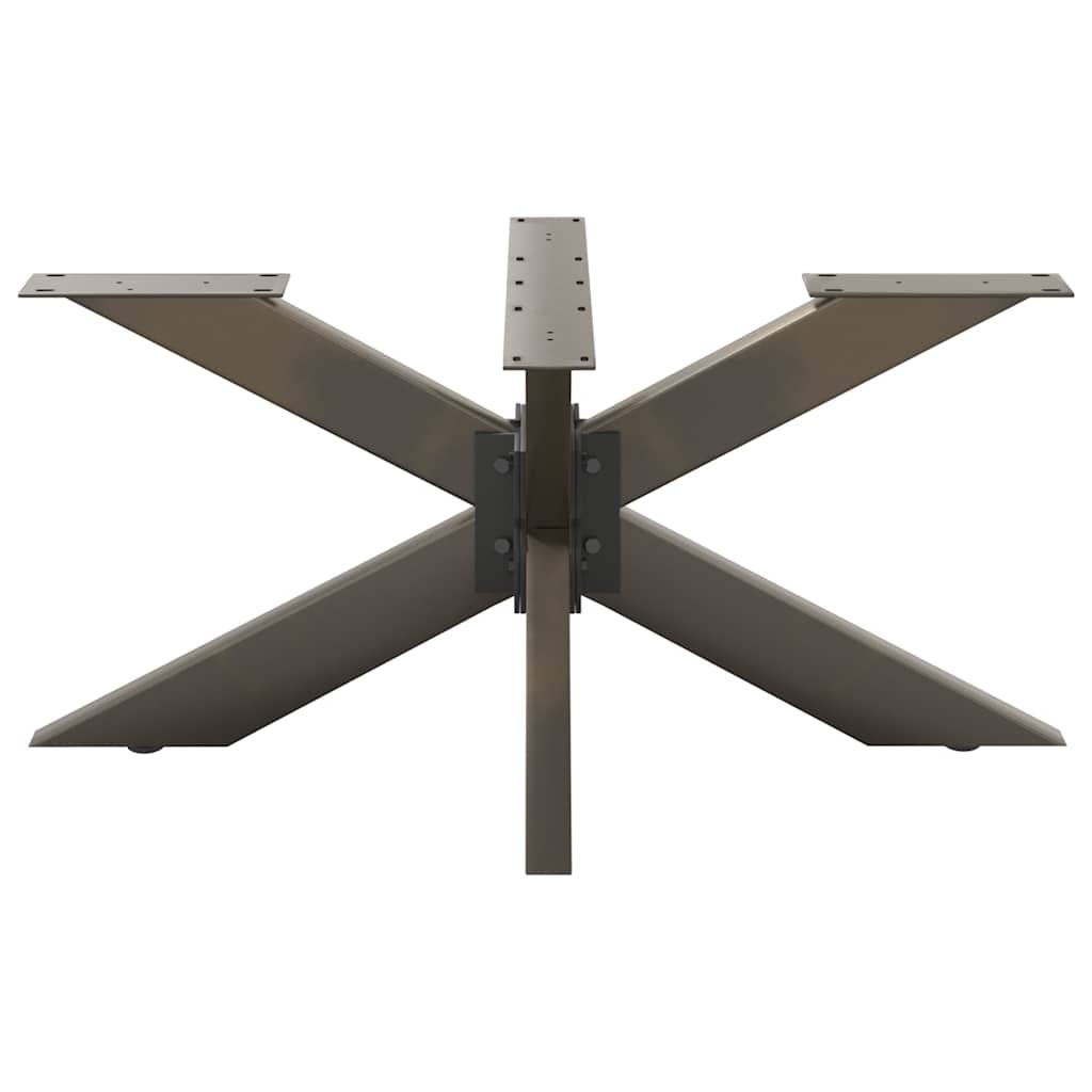 Salongbordben edderkoppformet svart 98x58x(42-43) cm stål