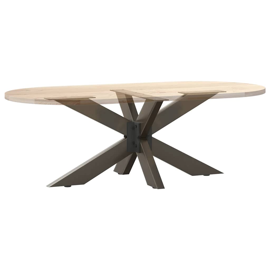 Salongbordben edderkoppformet svart 98x58x(42-43) cm stål