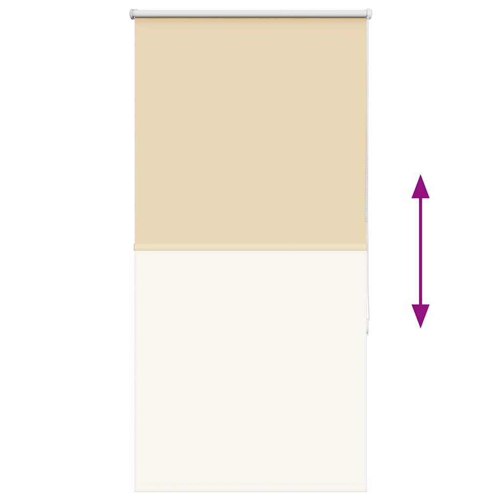 Rullegardin lystette 80x130 cm stoff bredde 75,7 cm polyester vidaXL
