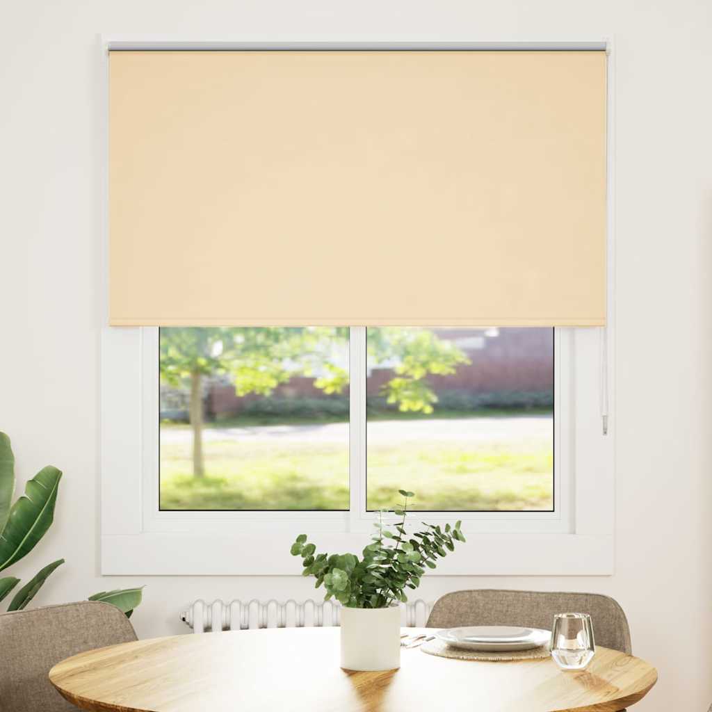 Rullegardin lystette 140x130 cm stoff bredde 136,6 cm polyester vidaXL