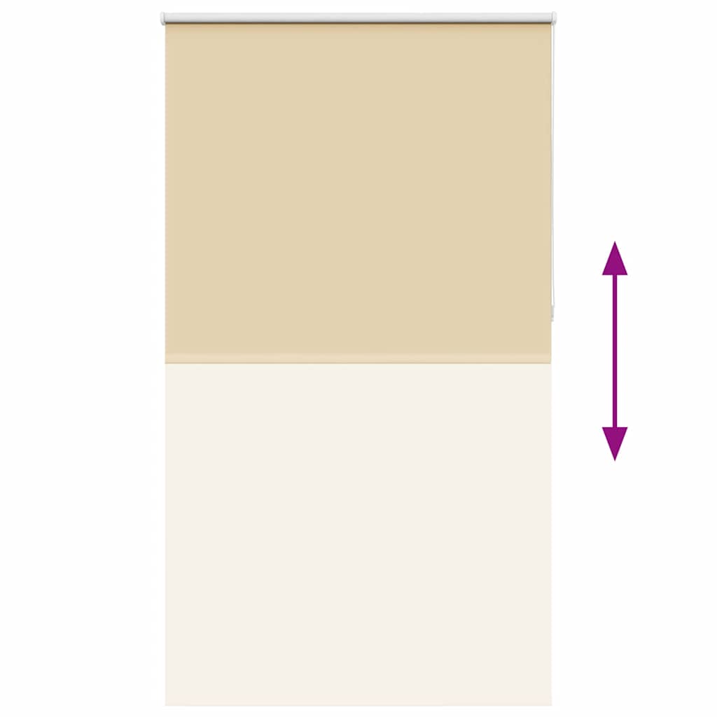 Rullegardin lystette 130x230 cm stoff bredde 126,6 cm polyester vidaXL