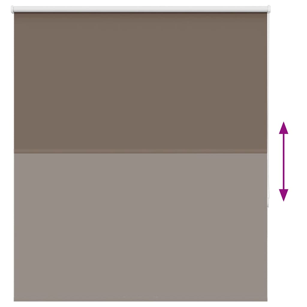 Rullegardin lystette 130x150 cm stoff bredde 126,6 cm polyester vidaXL