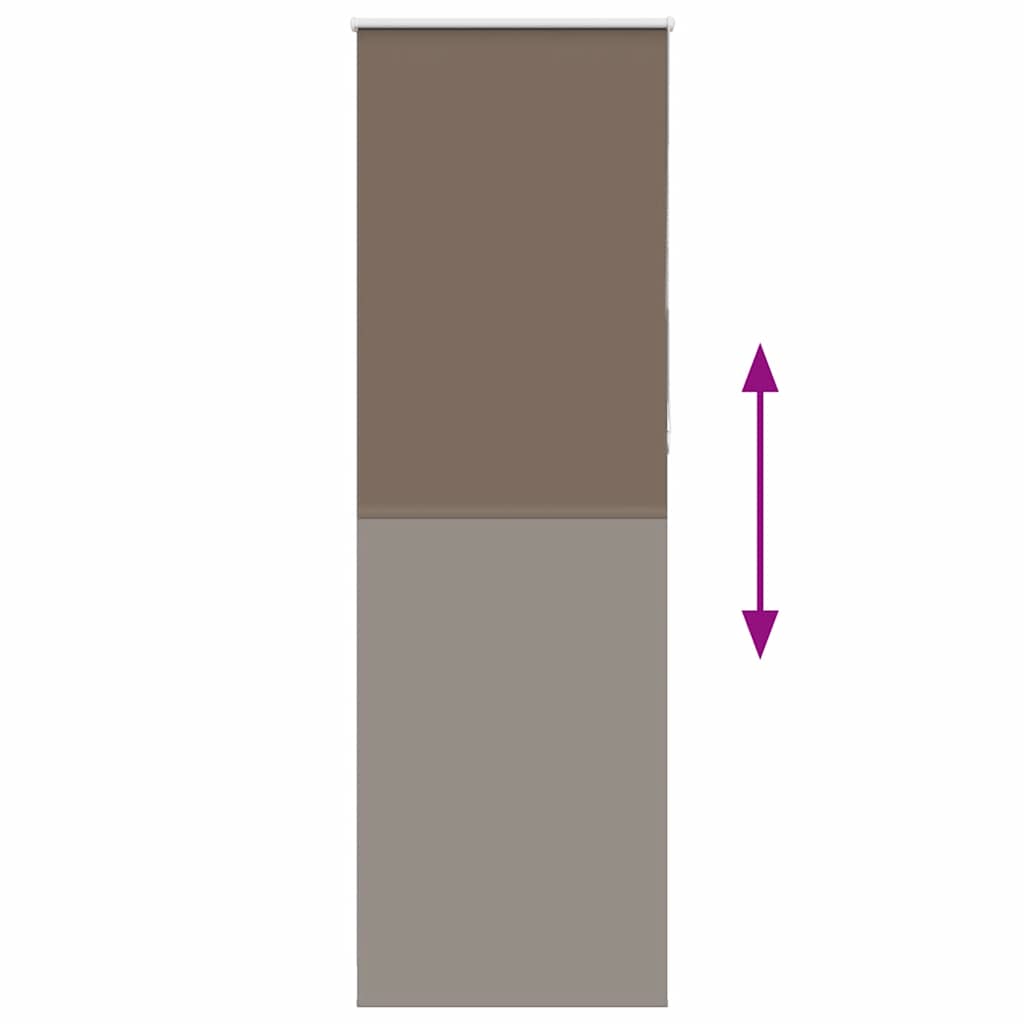 Rullegardin lystette 80x230 cm stoff bredde 75,7 cm polyester vidaXL