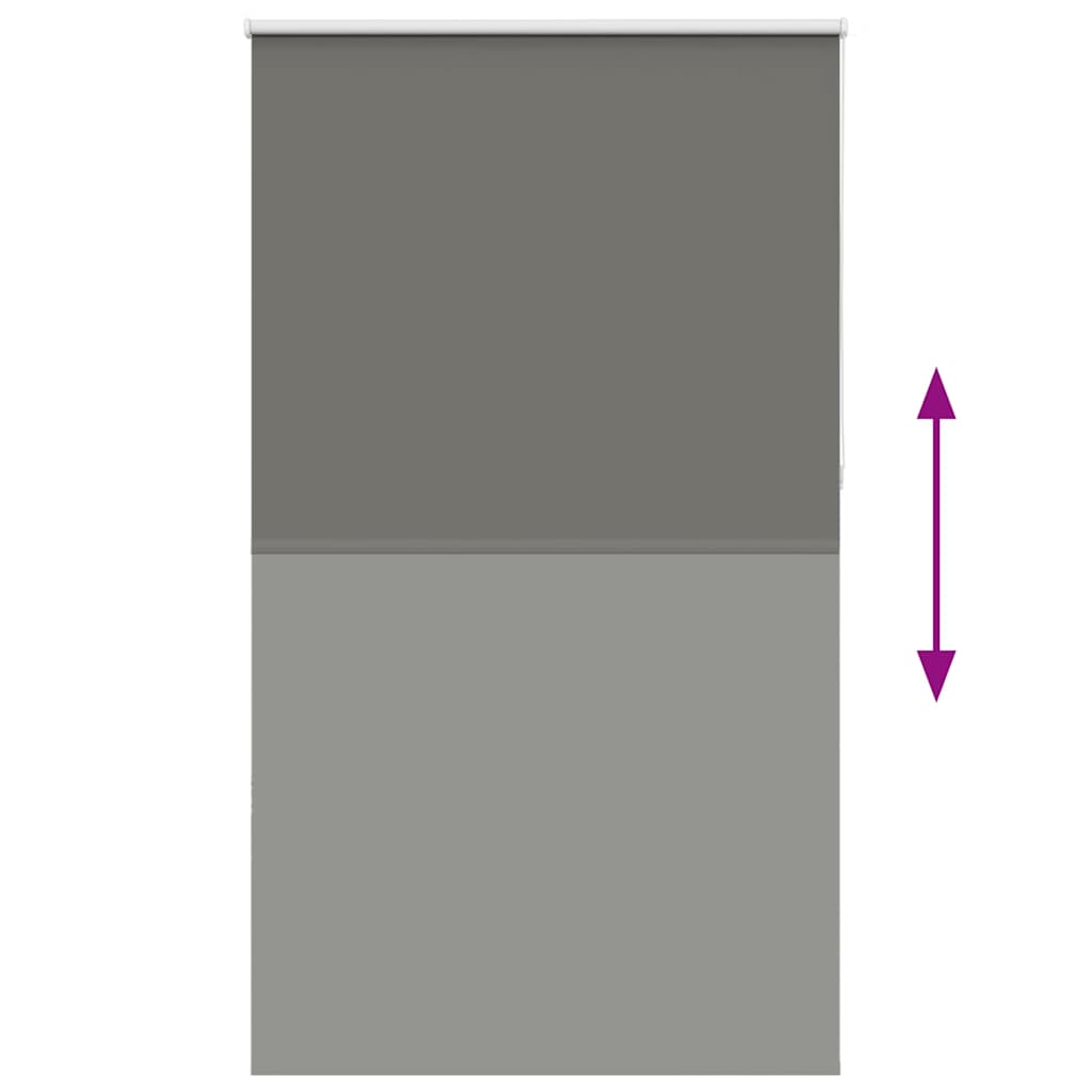 Rullegardin lystette 125x230 cm stoff bredde 121,6 cm polyester vidaXL