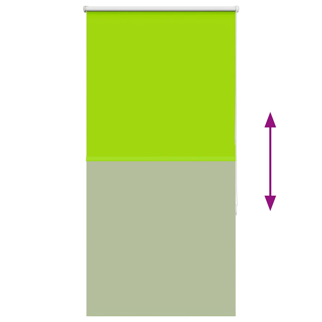 Rullegardin lystette 80x130 cm stoff bredde 75,7 cm polyester vidaXL
