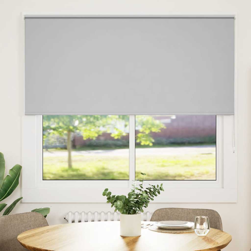 Rullegardin lystette 145x130 cm stoff bredde 141,6 cm polyester vidaXL