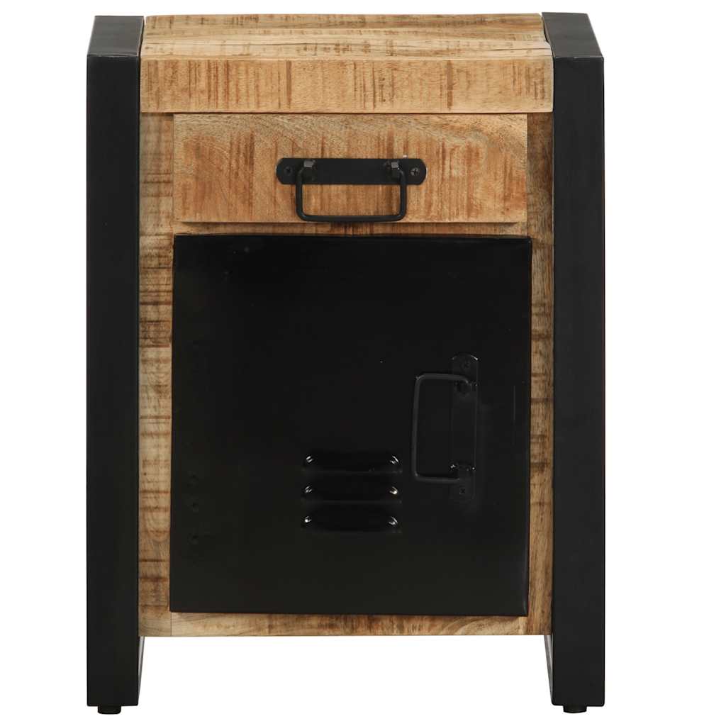 Nattbord 40x30x50 cm grovt heltre mangotre