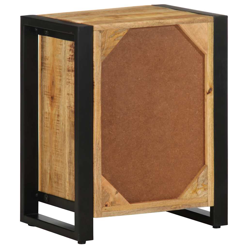 Nattbord 40x30x50 cm grovt heltre mangotre