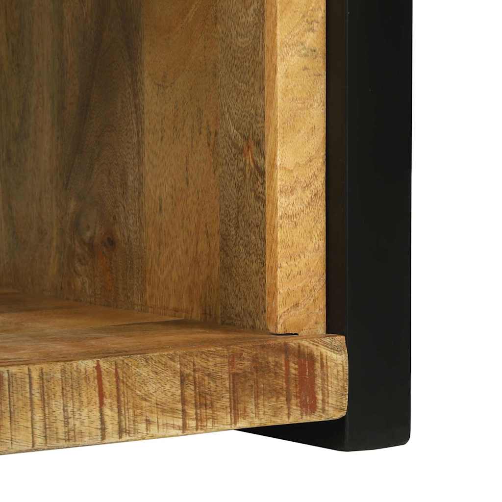Veggcube med lagring Brun 55 x 35 x 40 cm Massiv mango tre