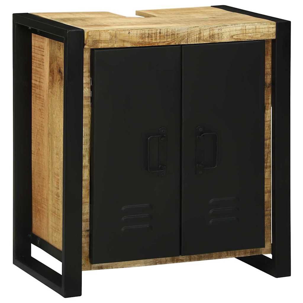 Vaskeskap med hylle Brun 55 x 35 x 60 cm Massiv mango tre