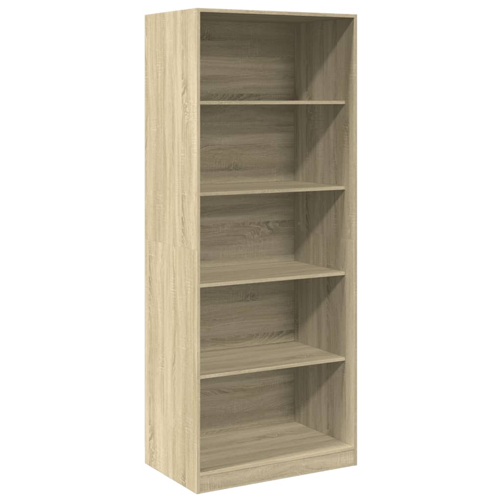 Garderobe sonoma eik 80x50x200 cm konstruert tre