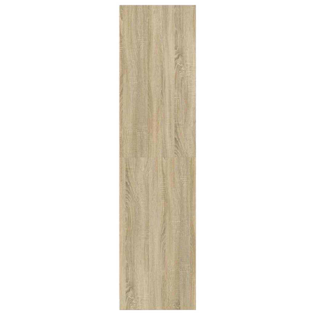 Garderobe sonoma eik 80x50x200 cm konstruert tre